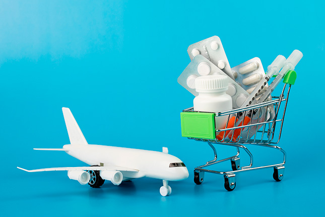 voyager avec medicaments